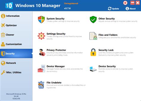 Yamicsoft Windows 10 Manager